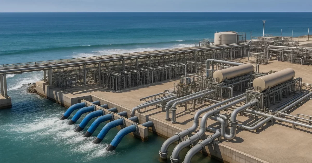 General American Desalination coastal reverse osmosis water infrastructure facility